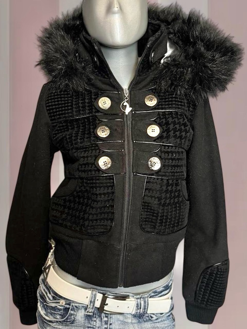 Baby Phat GRAIL Y2K Wool Winter Coat